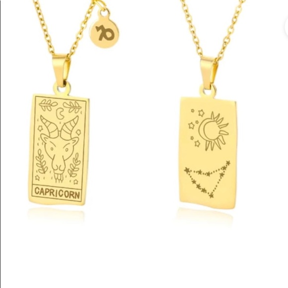 18k gold VIRGO ♍️ zodiac sign necklace - Picture 12 of 15